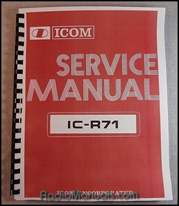 Icom IC-R71 A/E Service Manual - Click Image to Close